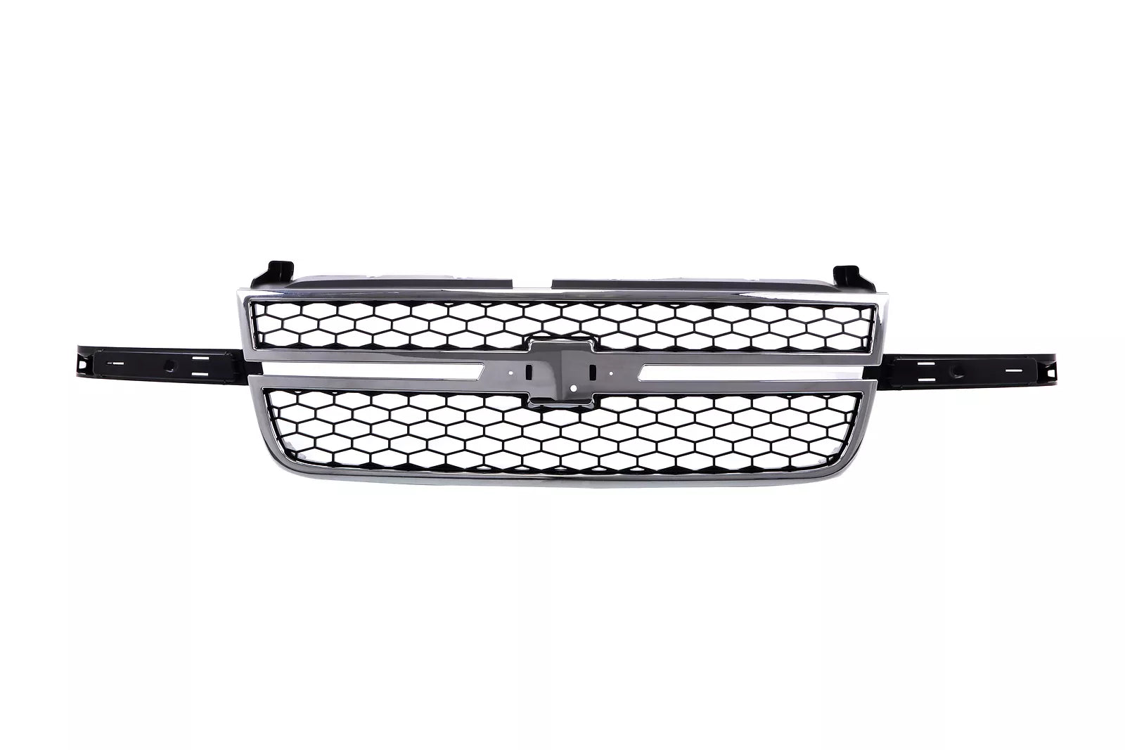 6-Pcs Kit for 2003–2007 Chevrolet Silverado 1500 & 2500 – Front Bumper & Grille Chrome Finish OEM Fit