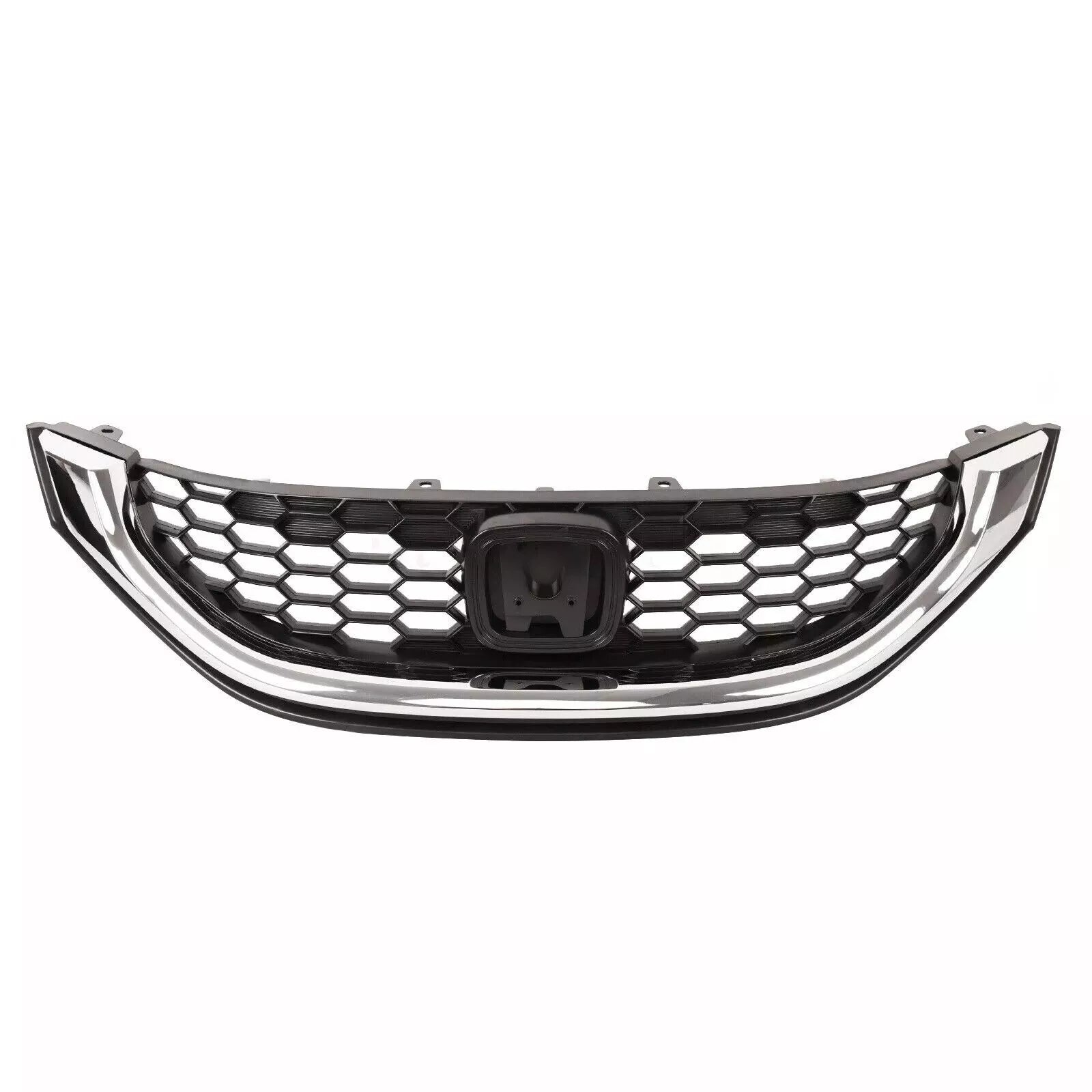 2013-2015 Honda Civic Front Bumper Cover Fascia Primed & Grille Assembly Kit  | OEM Fit