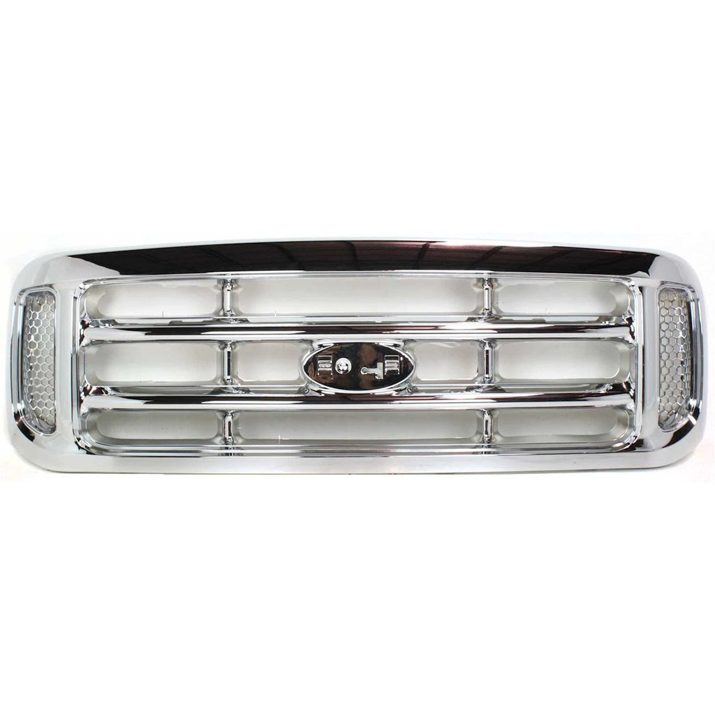 Grille For 1999-2004 Ford F-250 Super Duty Chrome Plastic | OEM Fit