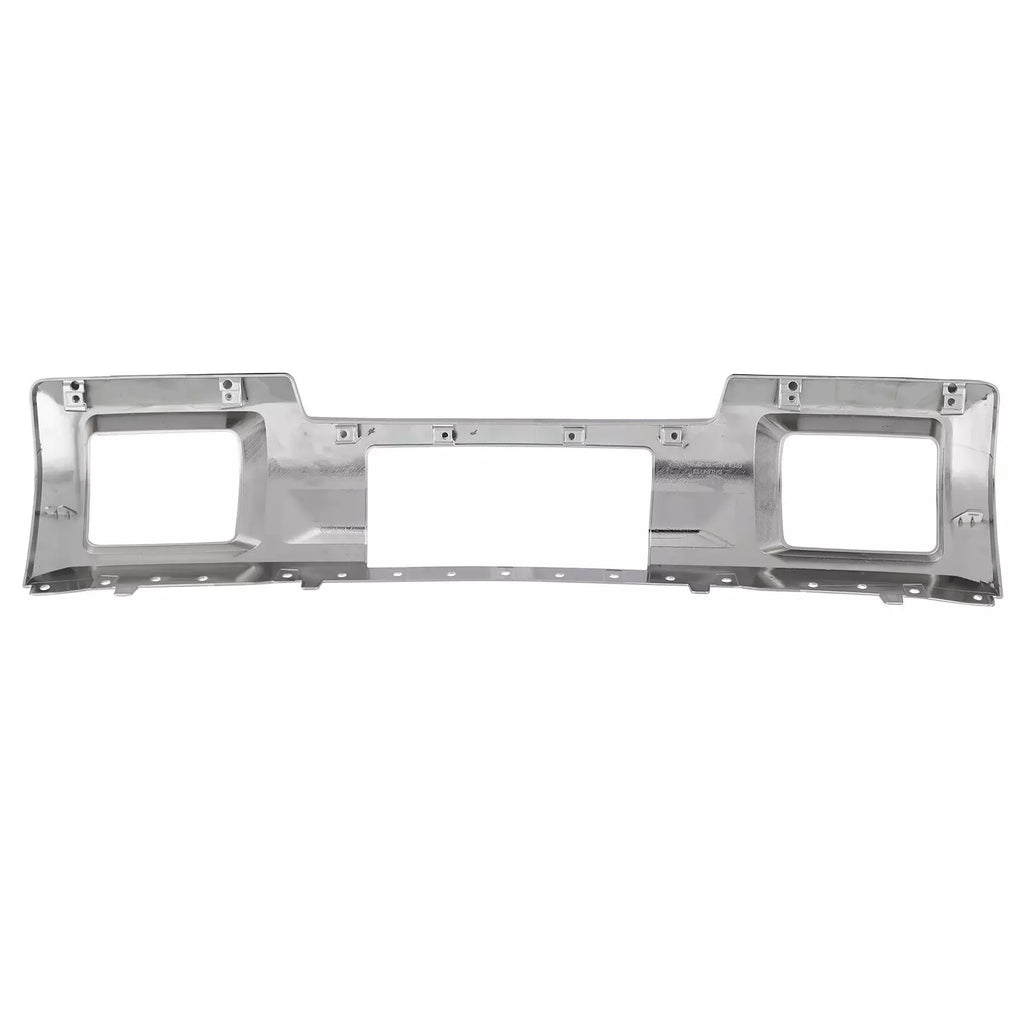 Front Bumper Face Bar Chrome & Valance Textured Kit For 2015-2019 GMC Sierra 2500 HD 3500 HD