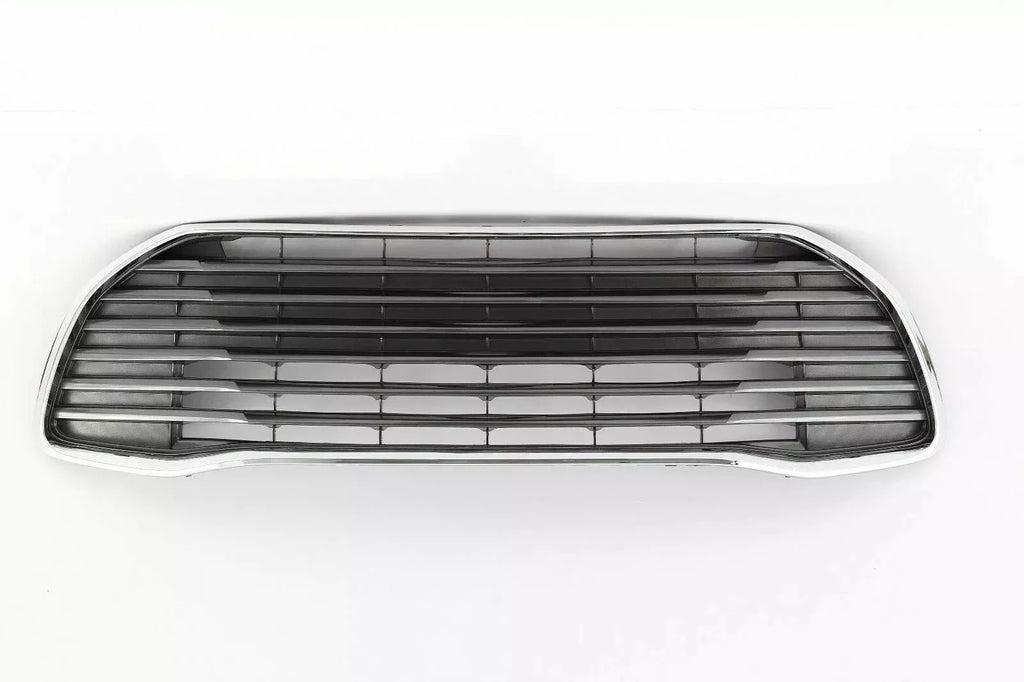 Front Bumper Cover Primed & Bumper Grille Chrome For 2016-2018 Toyota Avalon