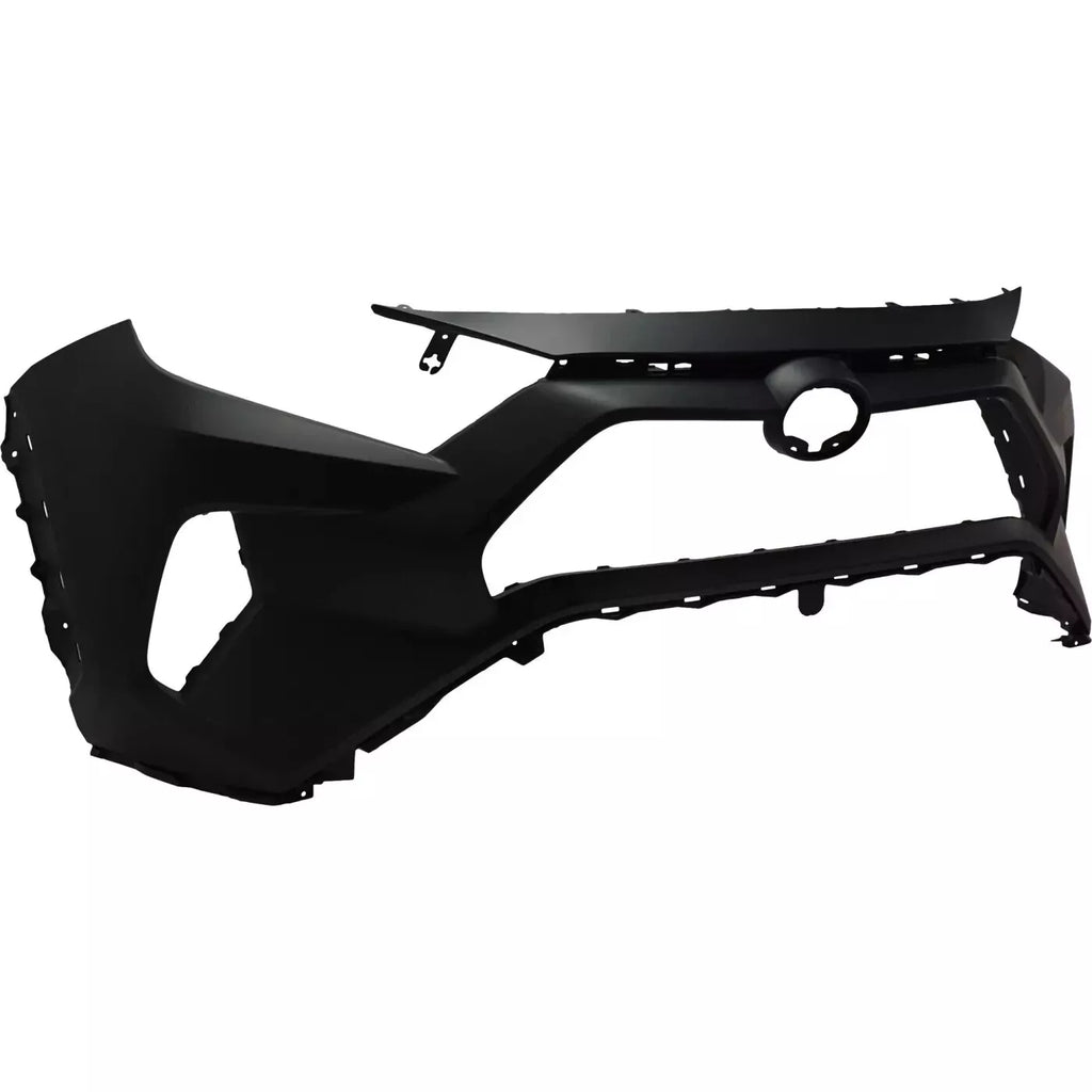 Front Bumper Cover Fascia Primed & Grille Assembly Kit For 2019-2021 Toyota RAV4