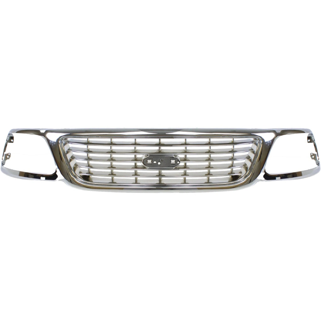 Grille For 2001-2003 Ford F-150 Chrome Plastic | OEM Fit