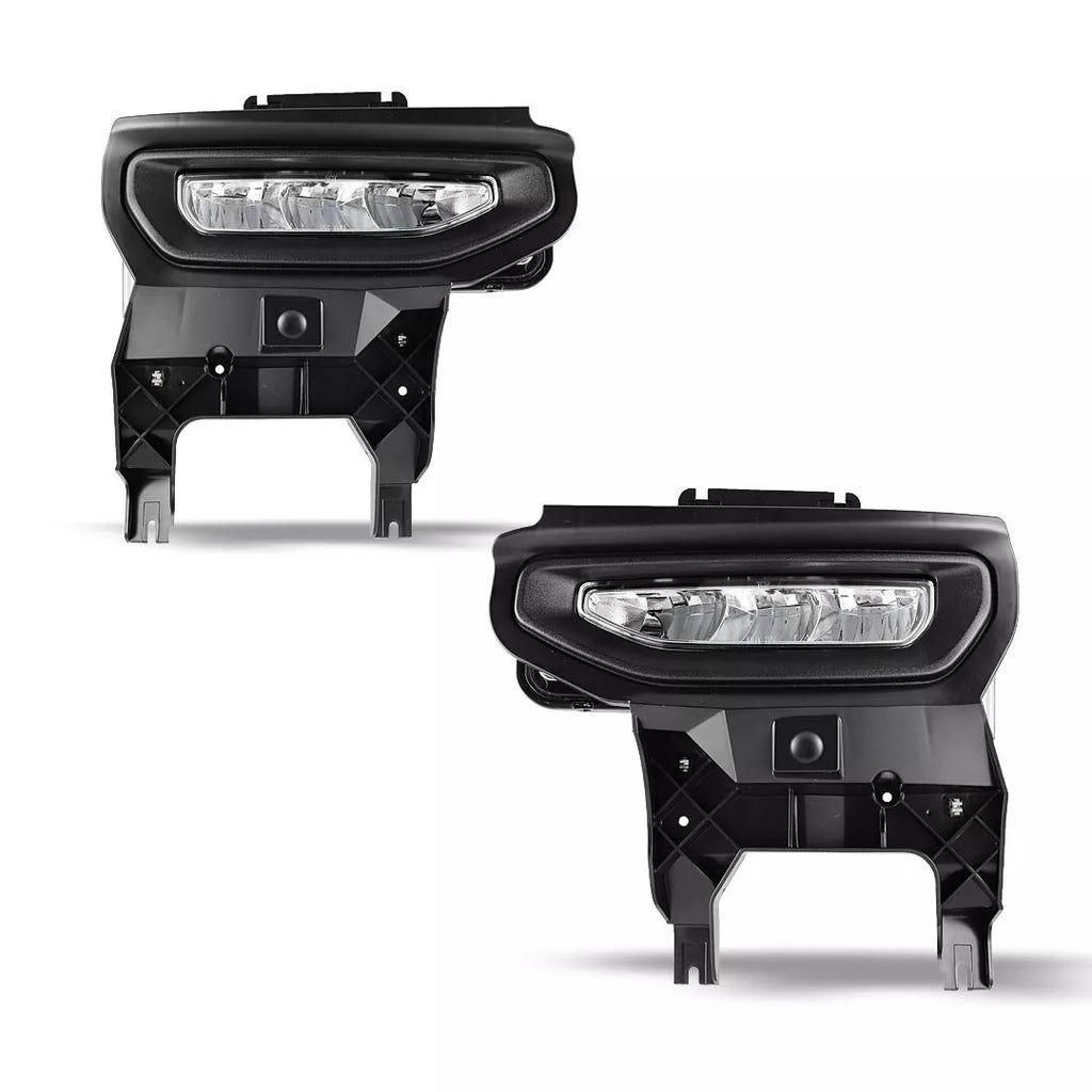 Front Bumper Primed Steel & Fog Lights Assembly Kit For 2016-2018 GMC Sierra 1500