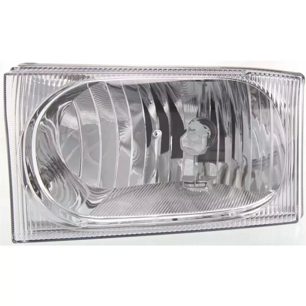 Front Grille Assembly & Headlights For 1999-2004 Ford F-250 Super Duty and 350