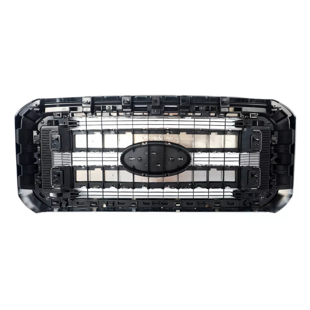 Front Grille Assembly Chrome Plastic For 2011-2016 Ford F-250 Super Duty and 350