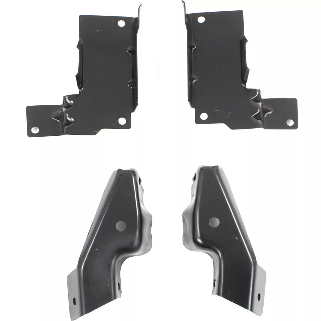 Front Bumper Bracket Black Metal For 2003-2007 Chevrolet Silverado 1500