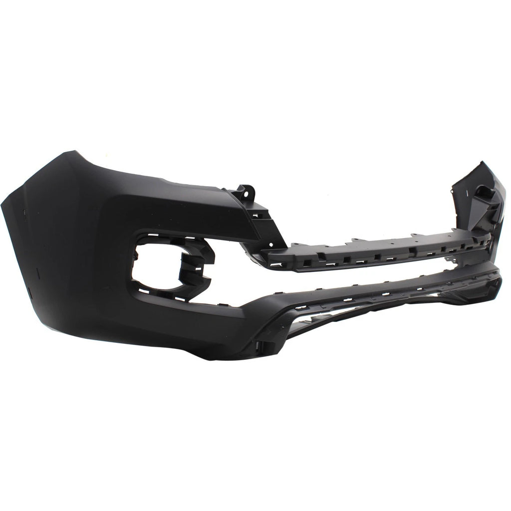 2016-2023 Toyota Tacoma Front Bumper Cover Kit Primed Plastic With Fog Light Holes | OEM Fit