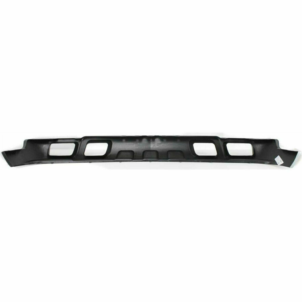 Front Bumper Chrome & Valance Textured Kit For 2003-2007 Chevrolet Silverado 2500 HD 3500 HD