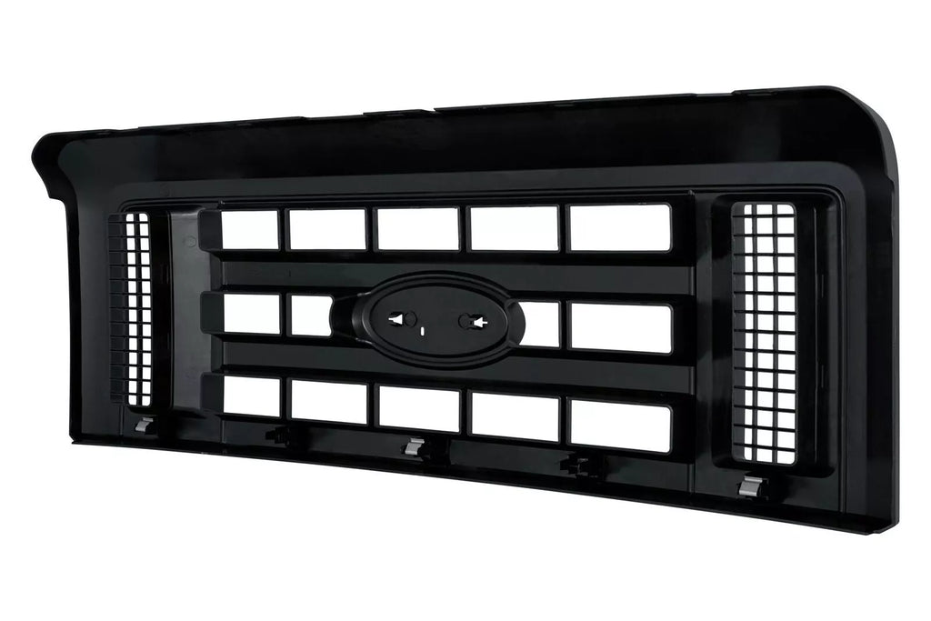 Front Grille Assembly Black Plastic For 2008-2019 Ford E-150 E-250 & E-350 E-450 Super Duty