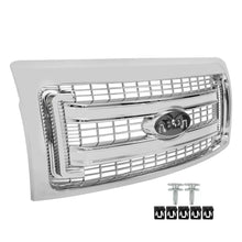 Load image into Gallery viewer, Front Grille Assembly Chrome &amp; Headlight Assembly Kit For 2009-2014 Ford F-150