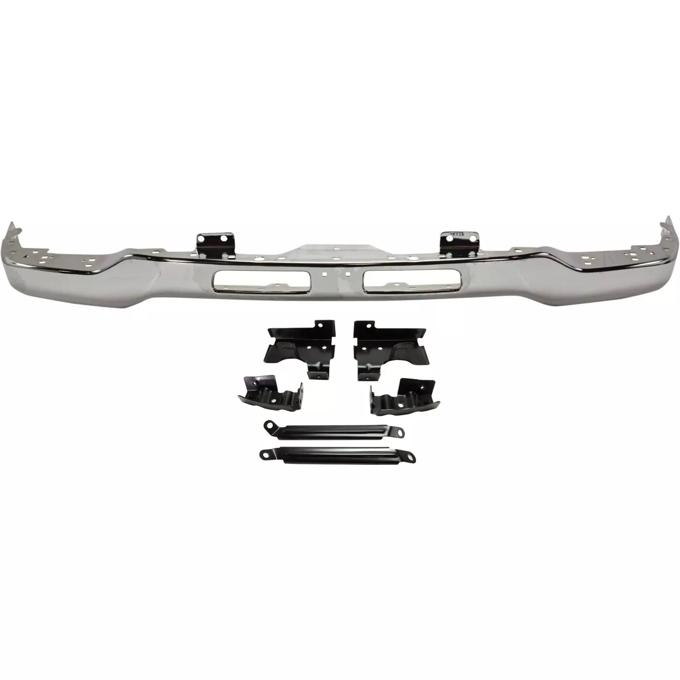 2003-2007 GMC Sierra 1500 2500 HD 3500 Front Bumper Chrome & Bumper Brackets Kit | OEM Fit