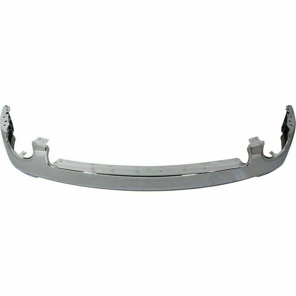 Front Bumper Chrome & Valance Textured Kit For 2007-2013 GMC Sierra 1500