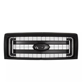 2009-2014 Ford F-150 Front Grille Assembly Paintable Frame & Headlights Kit | OEM Fit