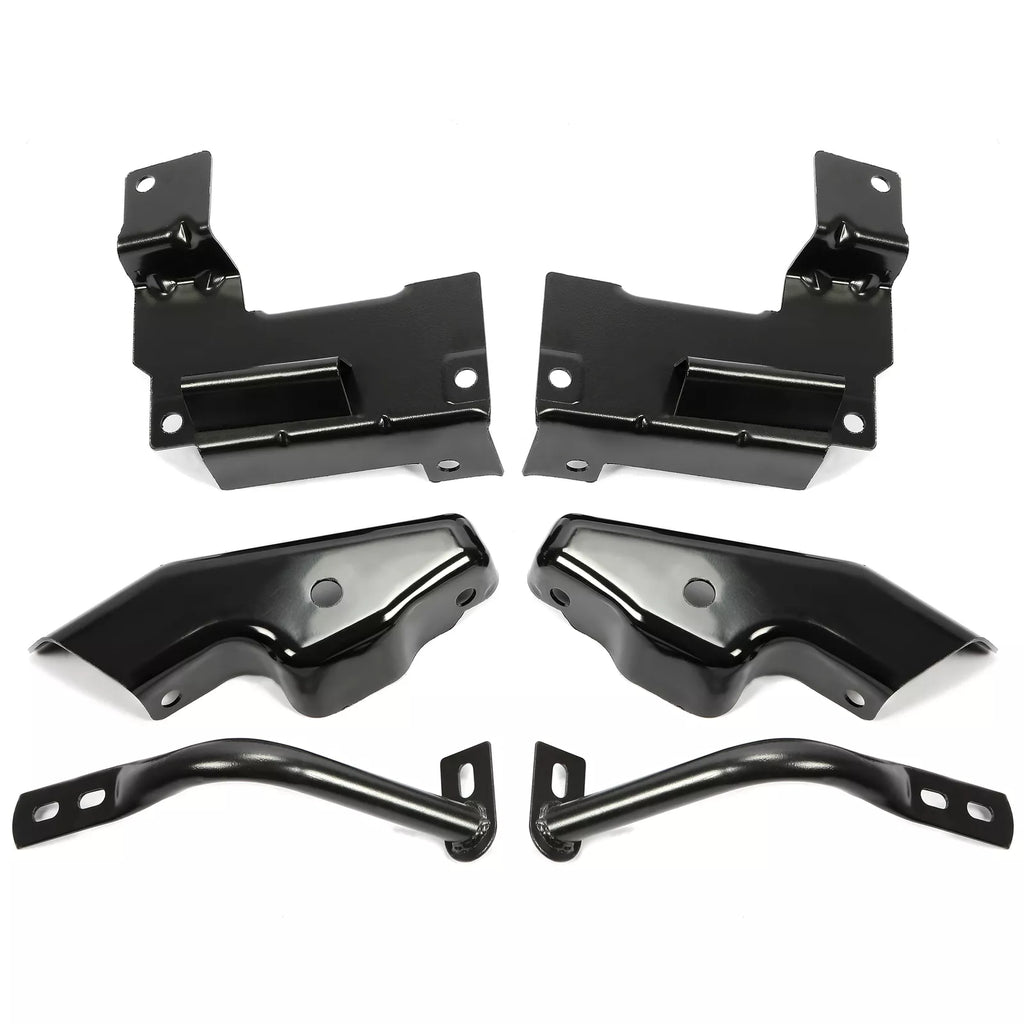 Front Bumper Chrome & Brackets Kit For 2003-2007 Chevrolet Silverado 1500 2500 HD