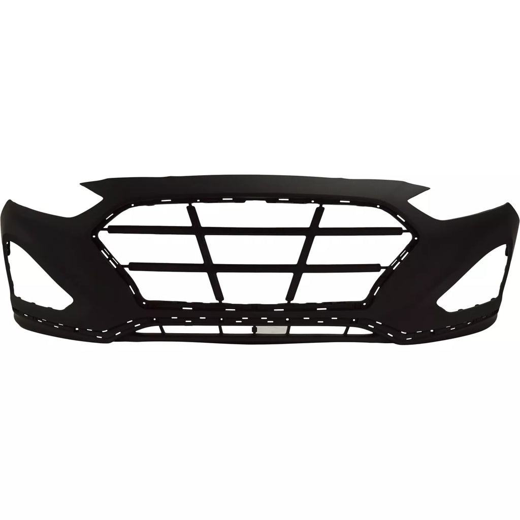 Front Bumper Cover Primed & Headlight Assembly For 2018-2019 Hyundai Sonata