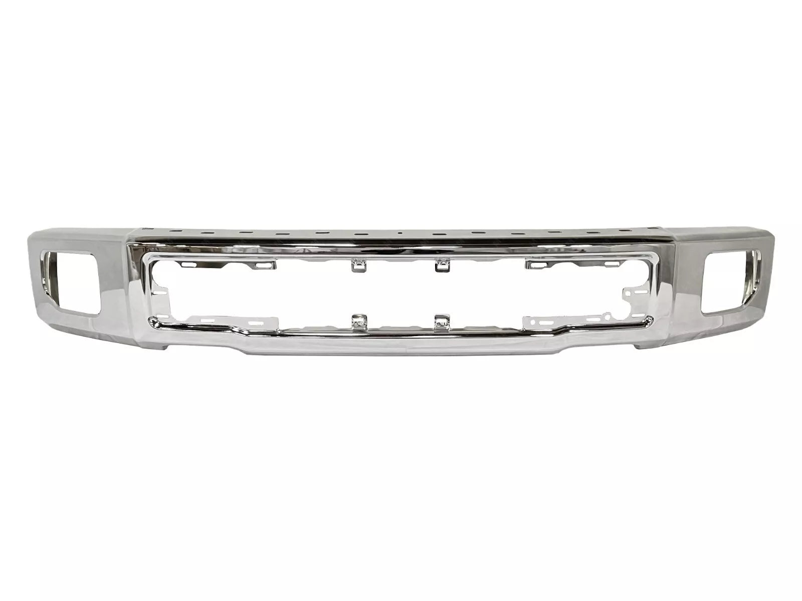 Kit Replacement 2015–2017 Ford F-150 – 5-Piece Kit Front Bumper Chrome & Fog Lights Assembly, OEM Fit, Includes Bumper Trim, Fog Lights, Bumper Face Bar & Lower Valance
