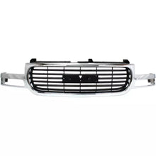 Load image into Gallery viewer, Front Bumper Chrome &amp; Grille Assembly Kit For 1999-2002 GMC Sierra / 2000-2006 Yukon