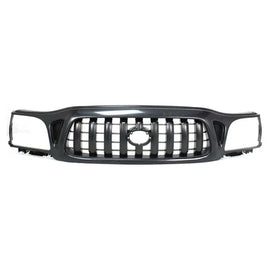 2001-2004 Toyota Tacoma Front Bumper Primed Steel & Headlight Assembly Kit | OEM Fit