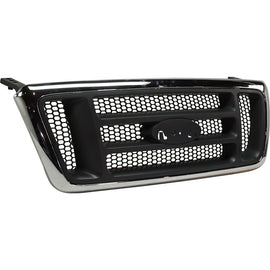 2004 Ford F-150 Grille Chrome Shell w/ Dark Gray Insert New Body Style | OEM Fit