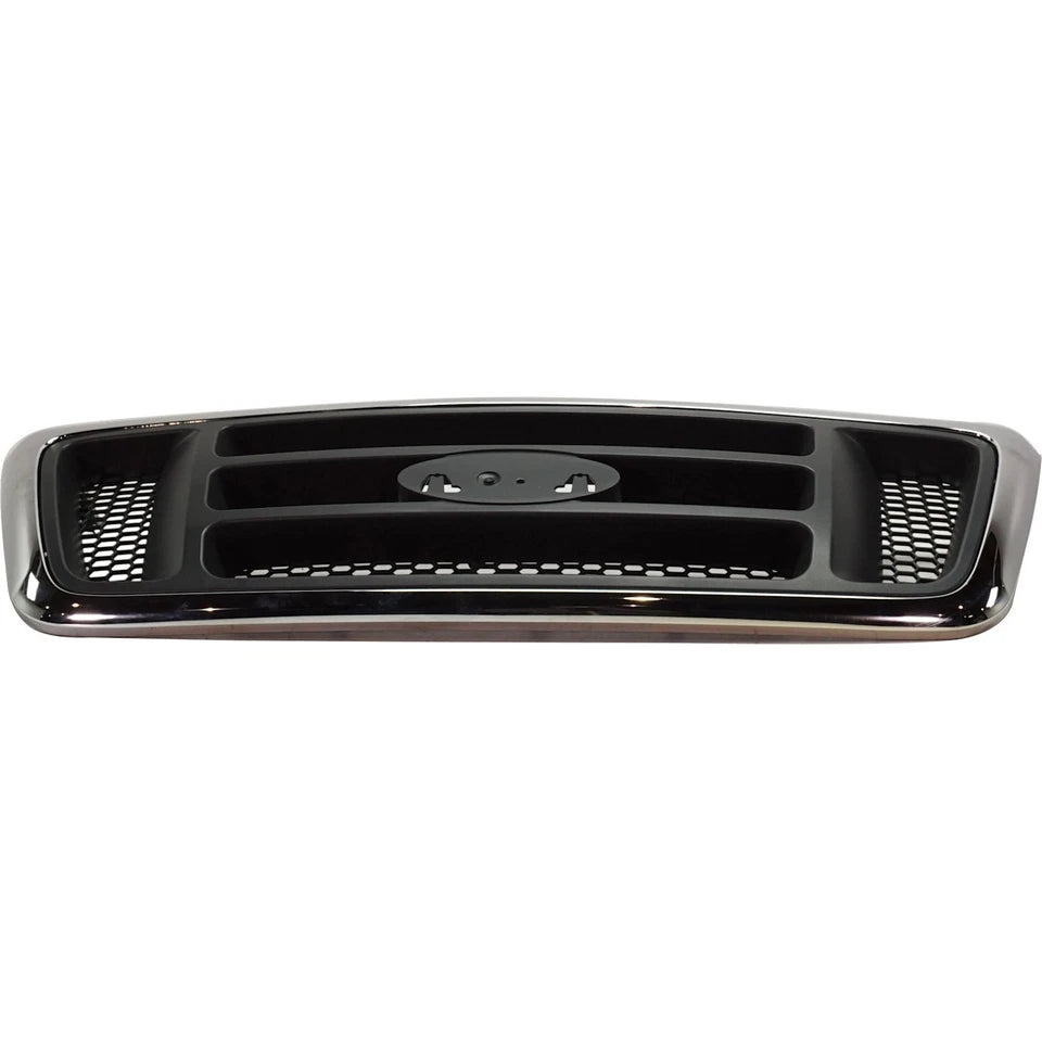 2004 Ford F-150 Grille Chrome Shell w/ Dark Gray Insert New Body Style | OEM Fit