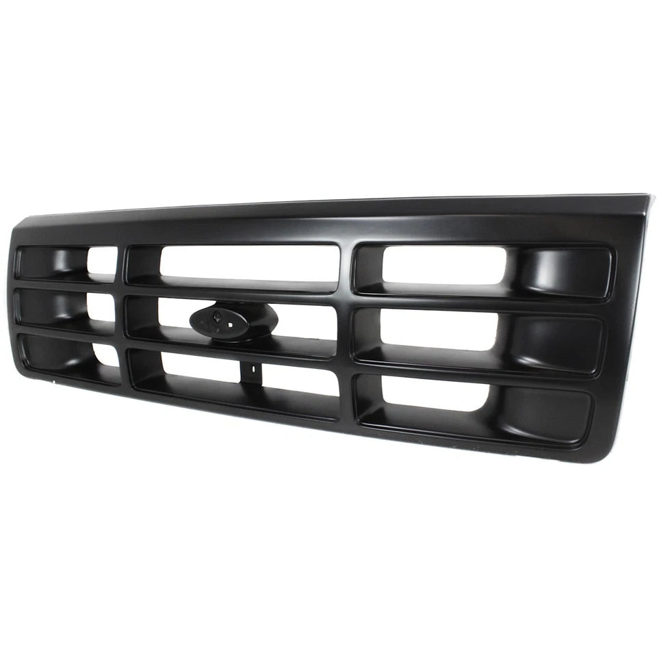 Grille Assembly For 1992-1996 Ford F-150 Painted Black | OEM Fit