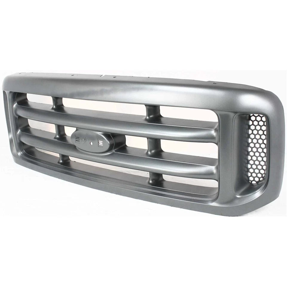 Grille For 1999-2004 Ford F-250 Super Duty Silver Plastic | OEM Fit