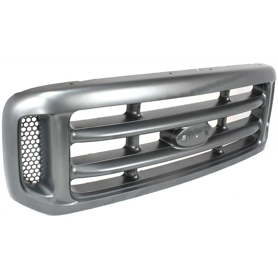 Grille For 1999-2004 Ford F-250 Super Duty Silver Plastic | OEM Fit