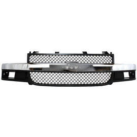 Front Grille Assembly Chrome Bar 2003–2023 Chevrolet Express 1500 2500 3500 4500 | OEM Fit