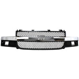 Front Grille Assembly Chrome Bar 2003–2023 Chevrolet Express 1500 2500 3500 4500 | OEM Fit