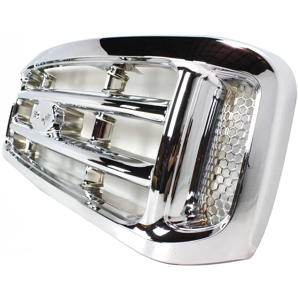 Grille For 1999-2004 Ford F-250 Super Duty Chrome Plastic | OEM Fit