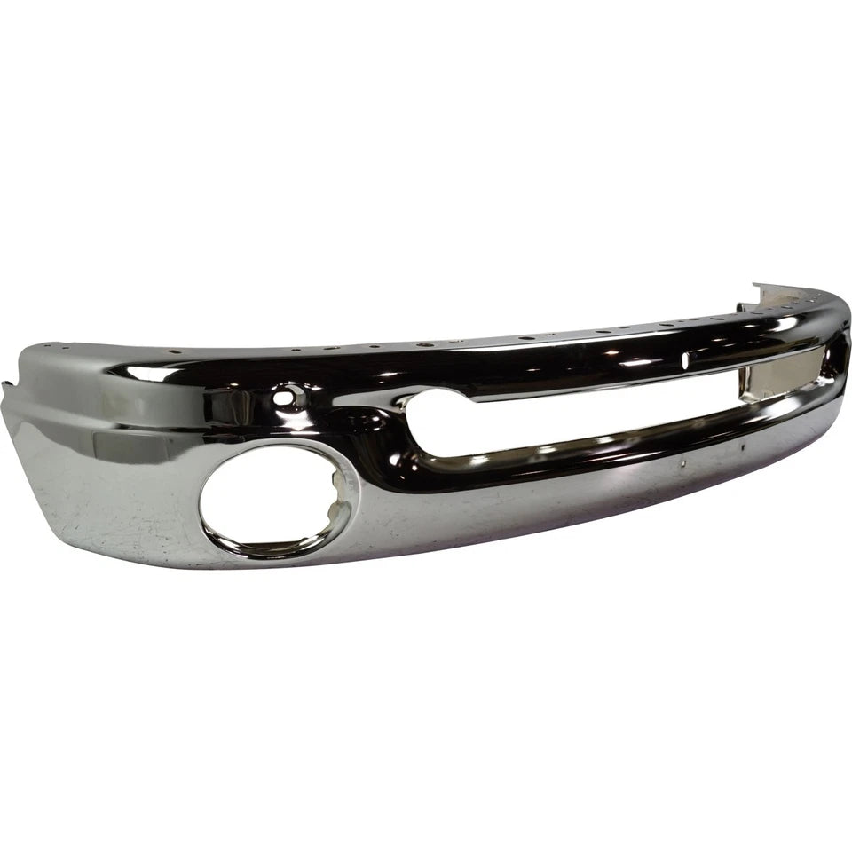 Front Bumper Chrome Steel 2002–2009 Dodge Ram 1500 2500 3500 | OEM Fit