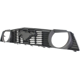 2010-2012 Ford Mustang Grille Textured Gray Plastic | OEM Fit