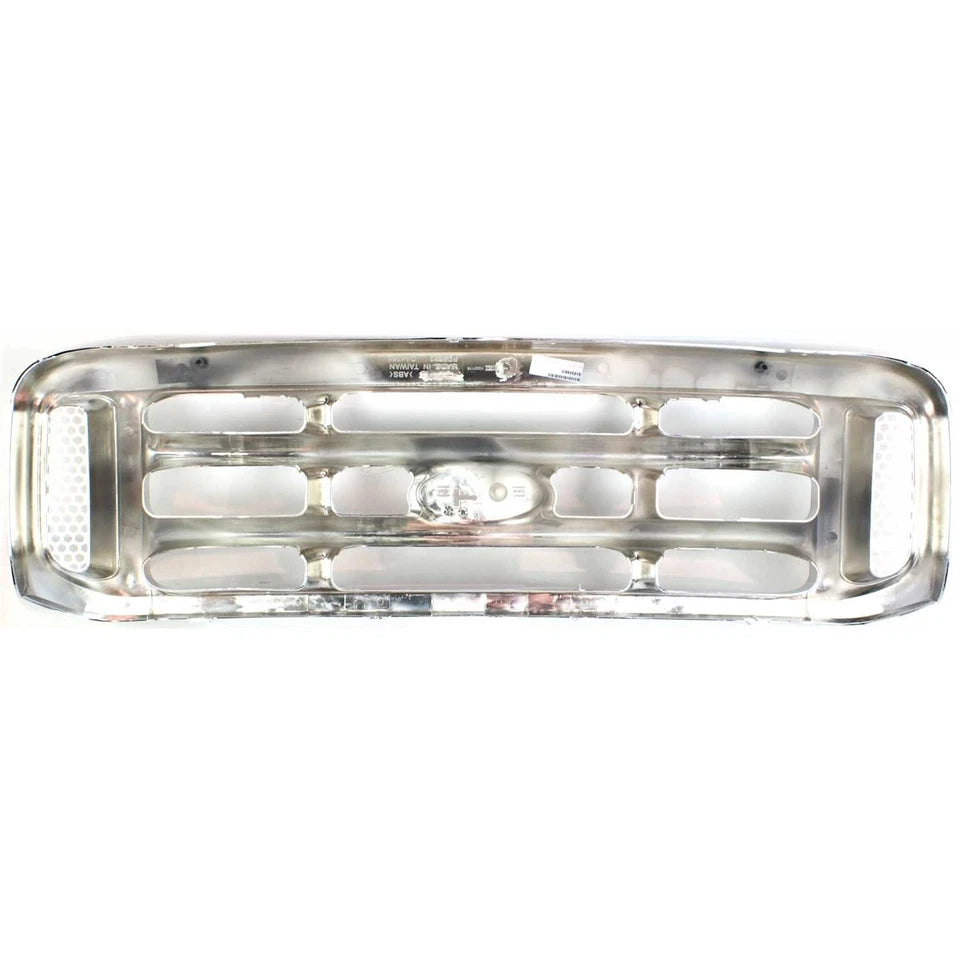 Grille For 1999-2004 Ford F-250 Super Duty Chrome Plastic | OEM Fit