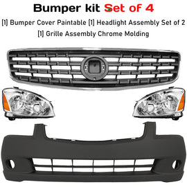 2005-2006 Nissan Altima Front Bumper Cover Kit | OEM Fit