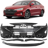 2019-2020 Hyundai Elantra Front Bumper Cover & Grille Assembly Kit | OEM Fit