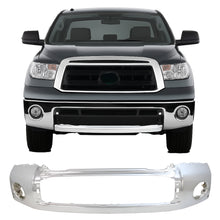 Load image into Gallery viewer, Front Bumper Chrome Steel 2007–2013 Toyota Tundra | OEM Fit