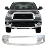 Front Bumper Chrome Steel 2007–2013 Toyota Tundra | OEM Fit