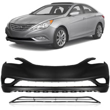 Load image into Gallery viewer, 2011-2013 Hyundai Sonata Front Bumper Cover &amp; Grille Kit | OEM Fit