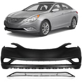 2011-2013 Hyundai Sonata Front Bumper Cover & Grille Kit | OEM Fit