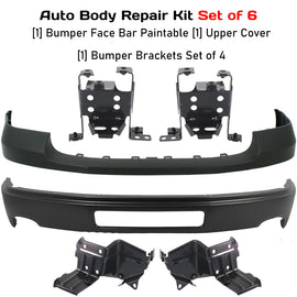 2011-2014 GMC Sierra 2500HD 3500HD Front Bumper Cover & Brackets Kit | OEM Fit