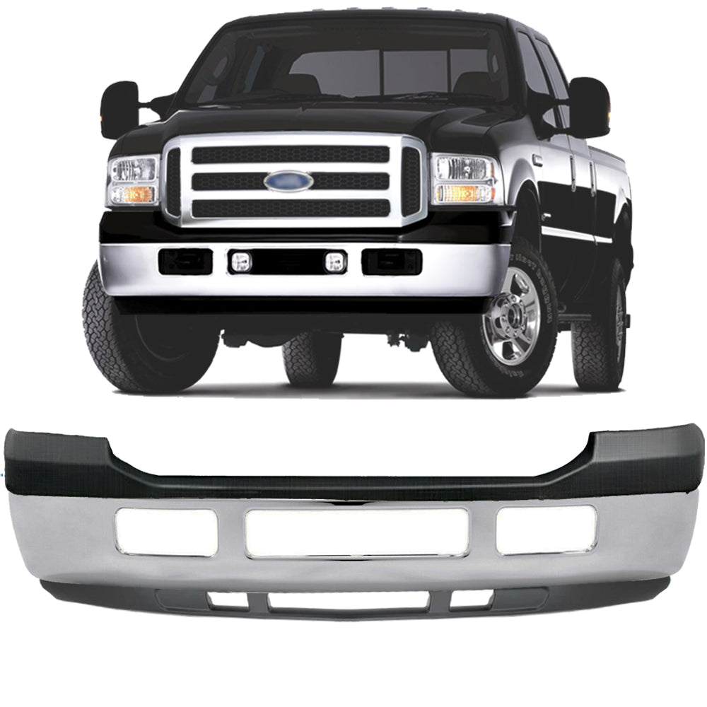 2005-2007 Ford F-250/F-350 Super Duty Front Chrome Bumper & Valance Kit | OEM Fit