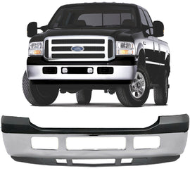 Replacement 2005–2007 Ford F-250/F-350 Super Duty – 3-Piece Kit Front Chrome Bumper & Valance, OEM Fit, Includes Lower Valance, Bumper Chrome & Upper Cover